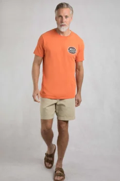 Weird Fish T-Shirts|Laid Back Heritage Back Print Graphic T-Shirt Mango