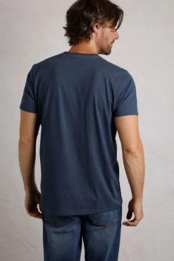 Weird Fish T-Shirts|Lake Life Eco Graphic T-Shirt Dark Blue