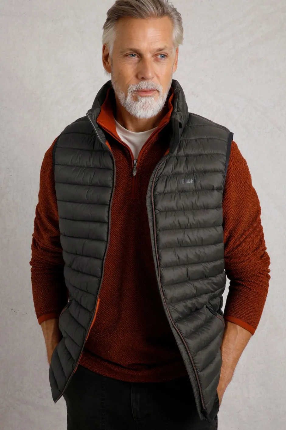 Weird Fish Coats, Jackets And Gilets|Langtree Lightweight Showerproof Padded Gilet Anthracite