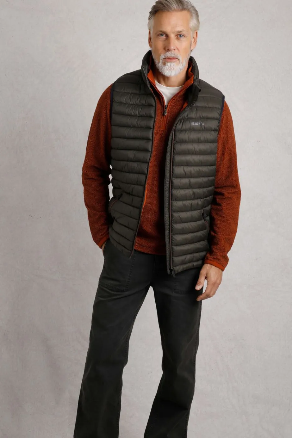 Weird Fish Coats, Jackets And Gilets|Langtree Lightweight Showerproof Padded Gilet Anthracite