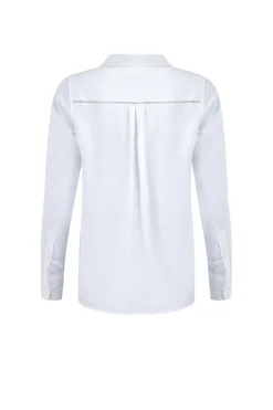 Weird Fish Tunics|Tops & T-Shirts|Layla Linen Rich Long Sleeve Shirt White