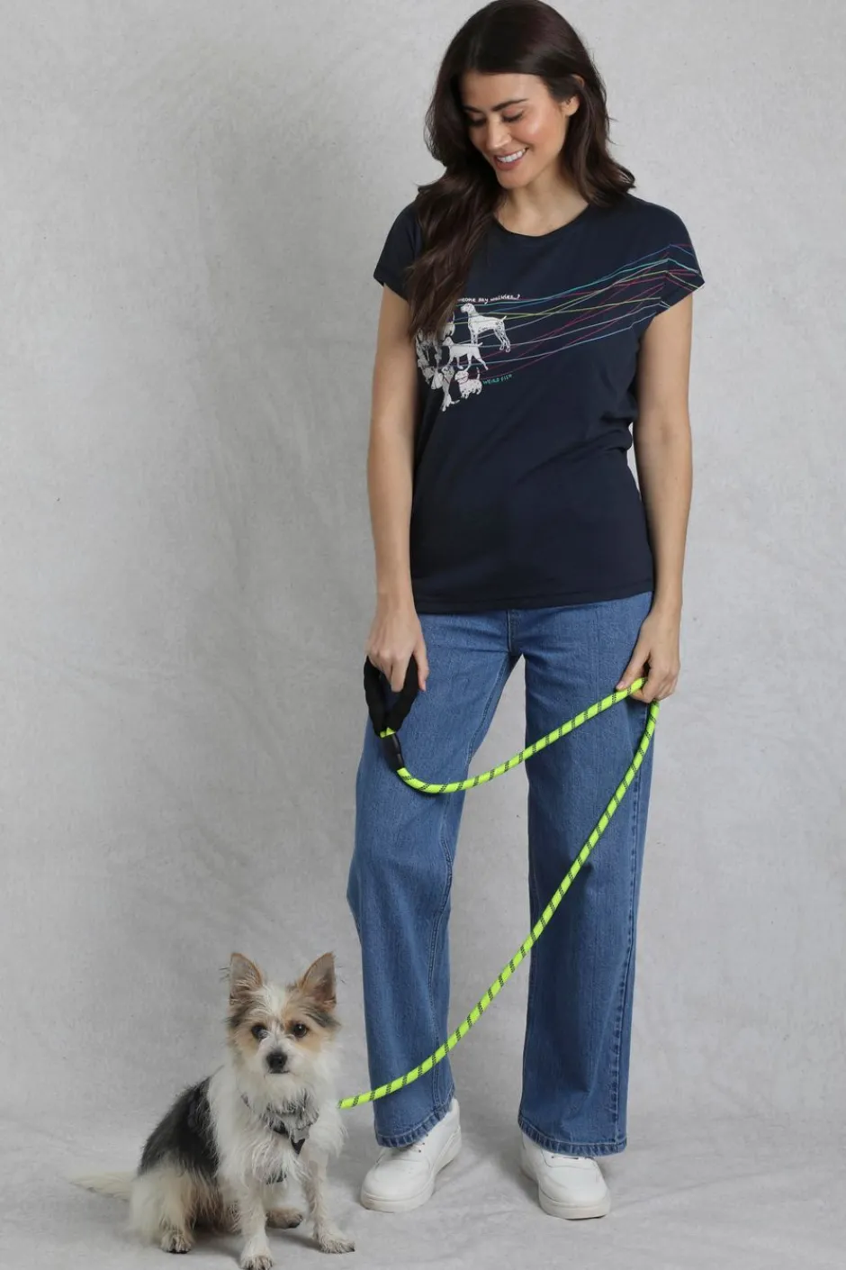 Weird Fish Tunics|Tops & T-Shirts|Lead The Way Organic Cotton Graphic T-Shirt Navy