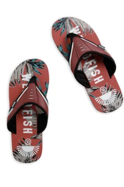 Weird Fish Caps & Scarves|Scarves & Caps|Lexington Printed Flip Flops Paprika