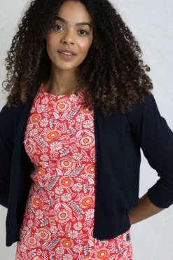 Weird Fish Jumpers & Cardigans|Knitwear|Limon Outfitter Cardigan Navy