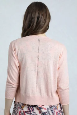 Weird Fish Jumpers & Cardigans|Knitwear|Limon Outfitter Cardigan Pink