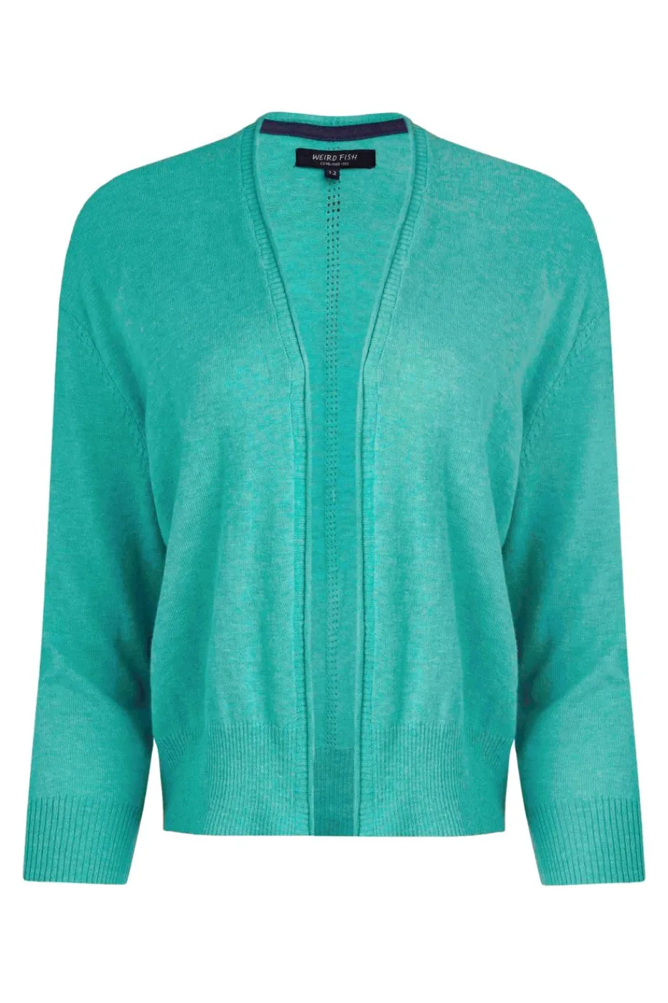 Weird Fish Jumpers & Cardigans|Knitwear|Limon Outfitter Cardigan Aqua blue