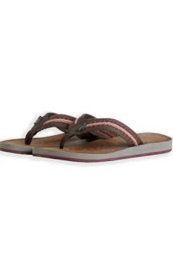 Weird Fish Caps & Scarves|Scarves & Caps|Malham Leather Look Flip Flops Antique Tan