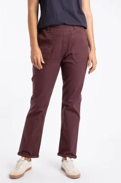 Weird Fish Leggings|Jumpsuits & Playsuits|Malorri Organic Cotton Cargo Trousers Mulled Wine