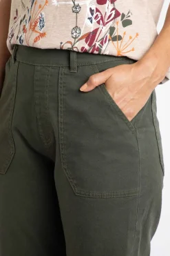 Weird Fish Leggings|Jumpsuits & Playsuits|Malorri Organic Cotton Cargo Trousers Anthracite