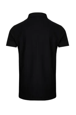 Weird Fish Polo & Rugby Shirts|Miles Organic Cotton Pique Polo Black