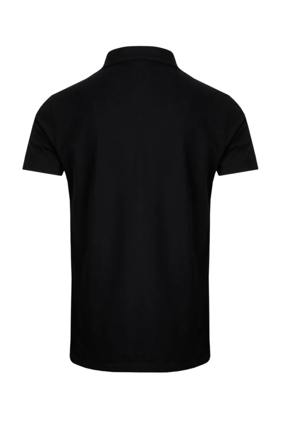 Weird Fish Polo & Rugby Shirts|Miles Organic Cotton Pique Polo Black
