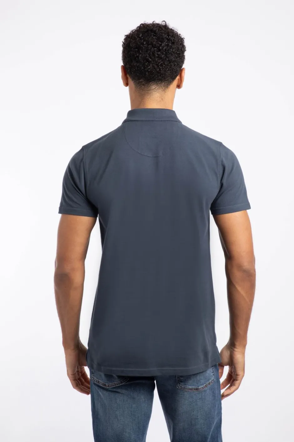 Weird Fish Polo & Rugby Shirts|Miles Organic Cotton Pique Polo Navy