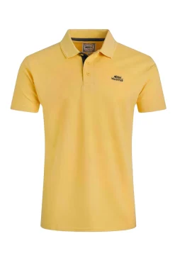 Weird Fish Polo & Rugby Shirts|Miles Organic Cotton Pique Polo Lemon
