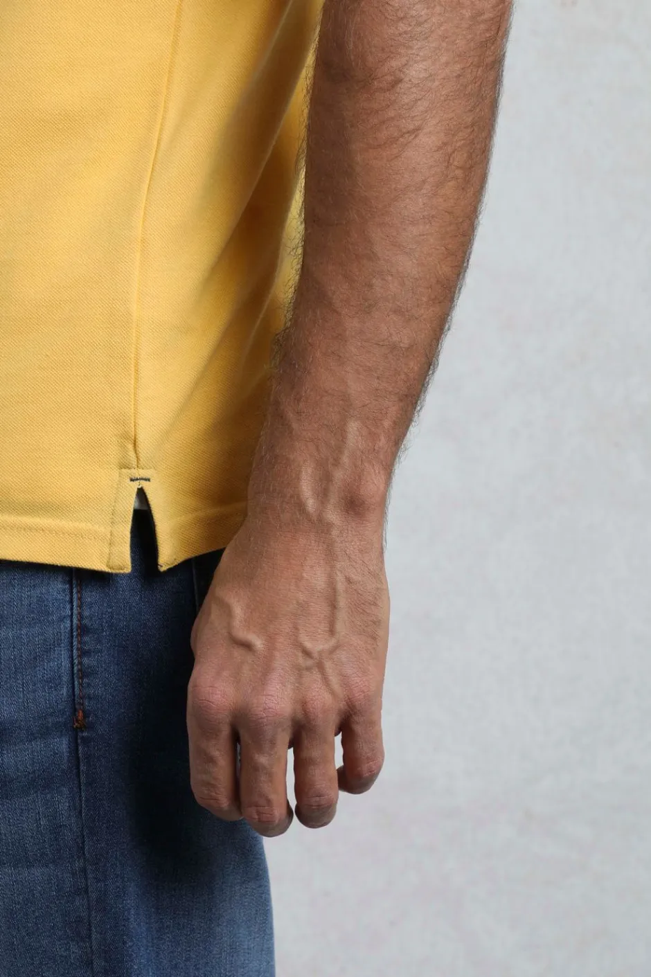 Weird Fish Polo & Rugby Shirts|Miles Organic Cotton Pique Polo Lemon