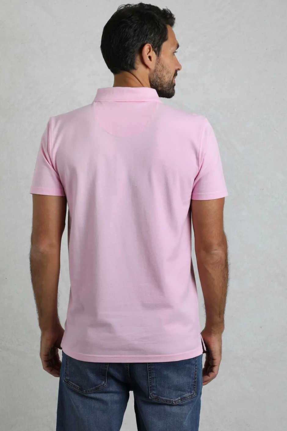 Weird Fish Polo & Rugby Shirts|Miles Organic Cotton Pique Polo Pink