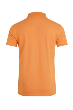 Weird Fish Polo & Rugby Shirts|Miles Organic Cotton Pique Polo Pumpkin