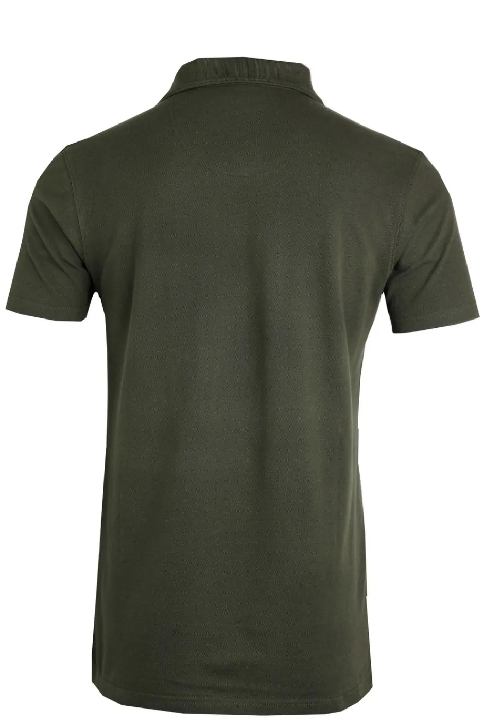 Weird Fish Polo & Rugby Shirts|Miles Organic Cotton Pique Polo Deep Lichen Green
