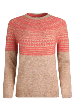 Weird Fish Jumpers & Cardigans|Knitwear|Miska Eco Fair Isle Jumper Ecru