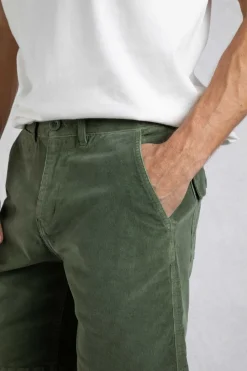 Weird Fish Shorts|Munro Cord Shorts Army Green