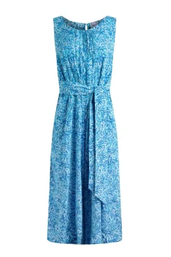 Weird Fish Dresses|Leggings|Nalani LivaEco™ Printed Viscose Jumpsuit Azure