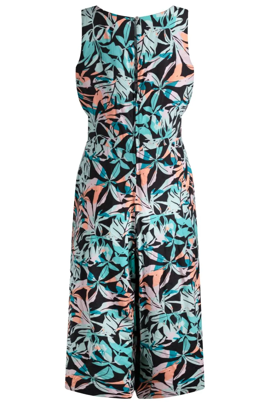 Weird Fish Dresses|Leggings|Nalani LivaEco™ Printed Viscose Jumpsuit Aqua blue