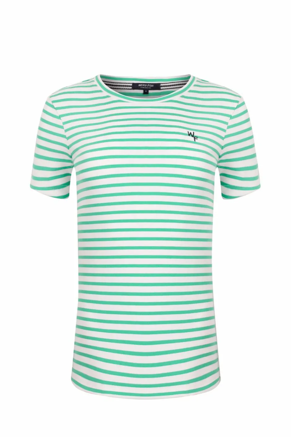 Weird Fish Tunics|Tops & T-Shirts|Natalie Organic Cotton Striped Crew Neck T-Shirt Peapod
