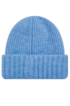 Weird Fish Socks & Tights|Socks & Tights|Neve Ribbed Beanie Hat Cool Blue