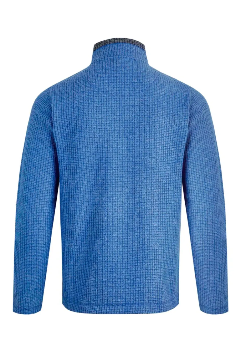 Weird Fish Fleece|Newark Eco 1/4 Zip Grid Fleece Blue