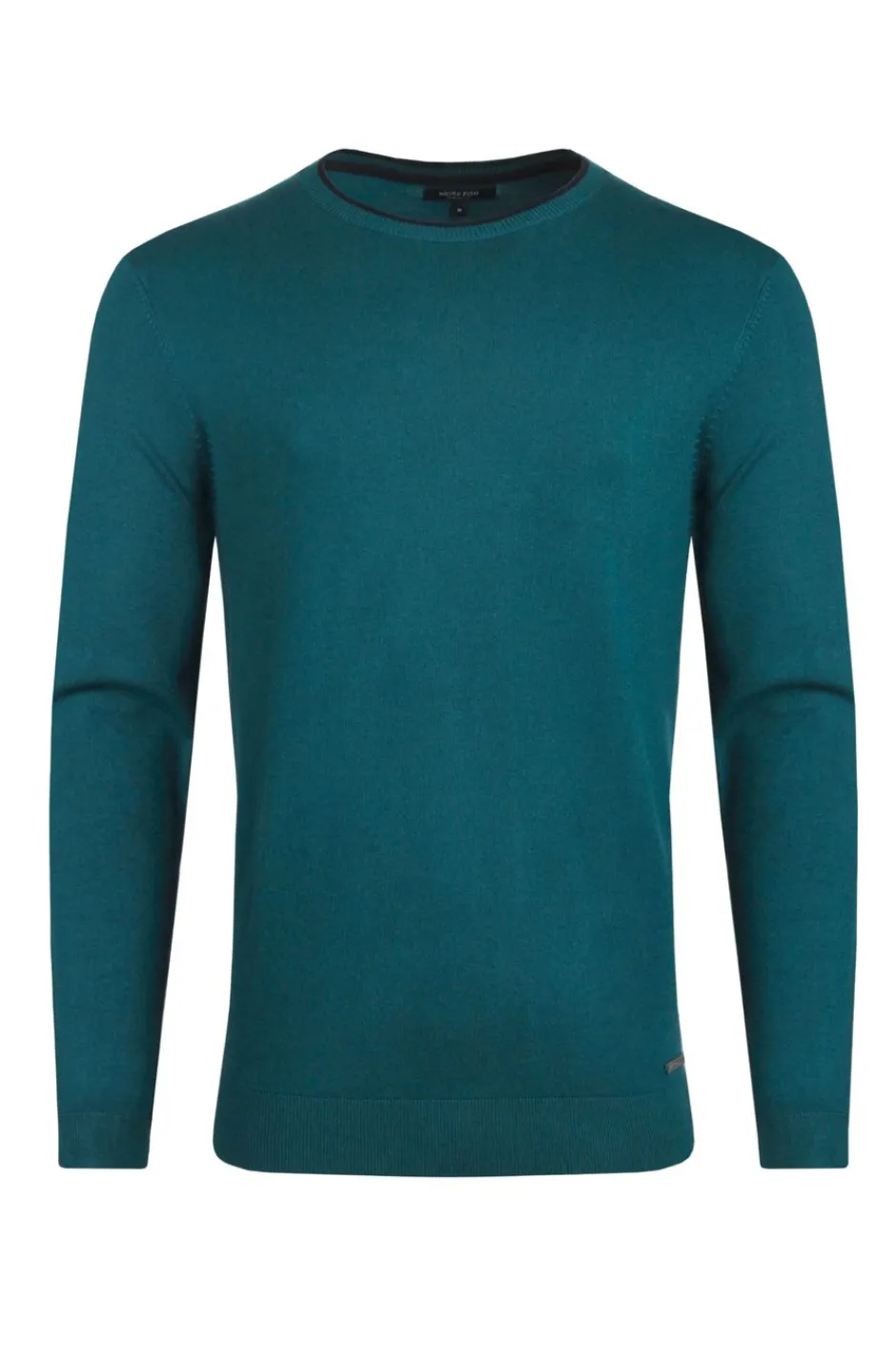 Weird Fish Jumpers & Knitwear|Noah Crew Neck Fine Knit Jumper Mineral Blue