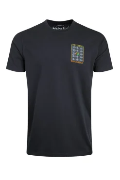 Weird Fish T-Shirts|Not Weird Back Print Artist T-Shirt Navy