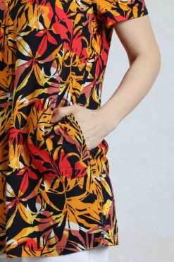 Weird Fish Tunics|Tops & T-Shirts|Nuri LivaEco™ Viscose Printed Tunic Caramel