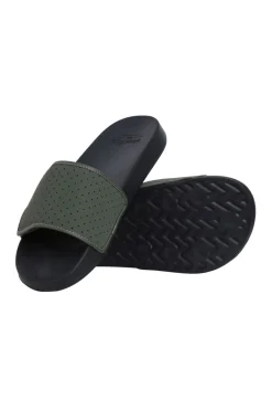 Weird Fish Flipflops And Footwear|Flipflops And Footwear|Oliver Pool Sliders Army Green