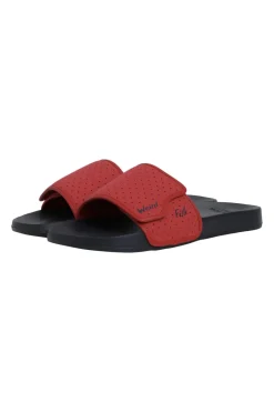 Weird Fish Caps & Scarves|Scarves & Caps|Oliver Pool Sliders Retro Red