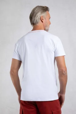 Weird Fish T-Shirts|Pacific Eco Front Print Graphic T-Shirt White