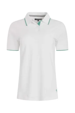 Weird Fish Tunics|Tops & T-Shirts|Pammie Organic Cotton Pique Polo Shirt White