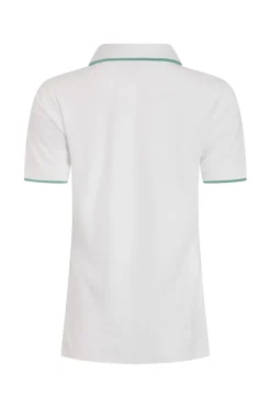 Weird Fish Tunics|Tops & T-Shirts|Pammie Organic Cotton Pique Polo Shirt White