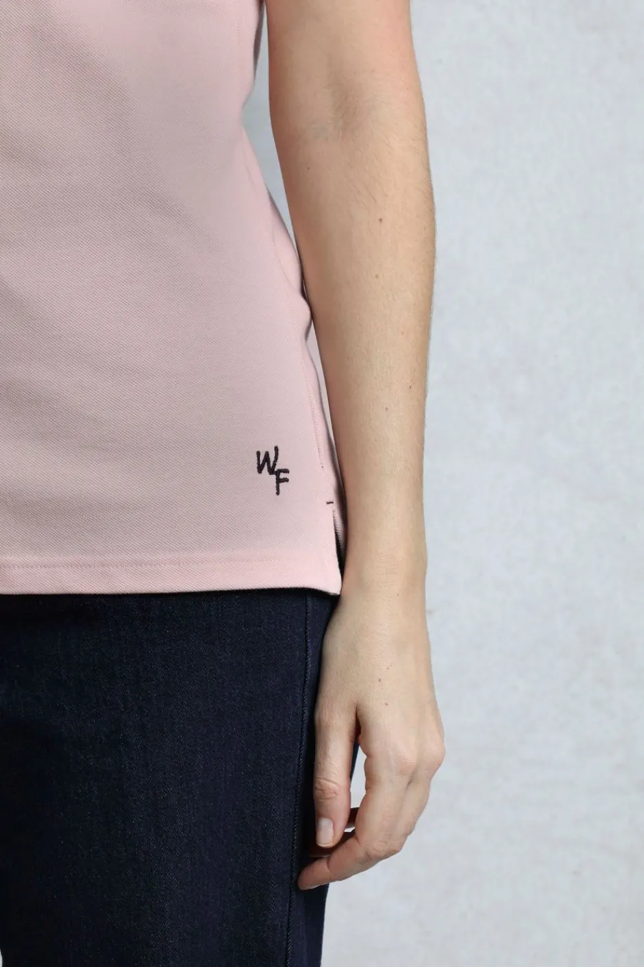 Weird Fish Tunics|Tops & T-Shirts|Pammie Organic Cotton Pique Polo Shirt Pink