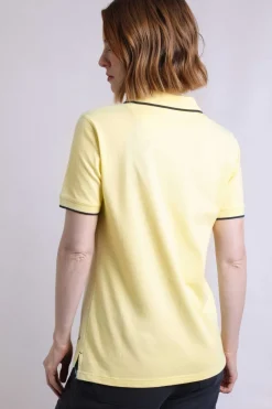 Weird Fish Tunics|Tops & T-Shirts|Pammie Organic Cotton Pique Polo Shirt Yellow