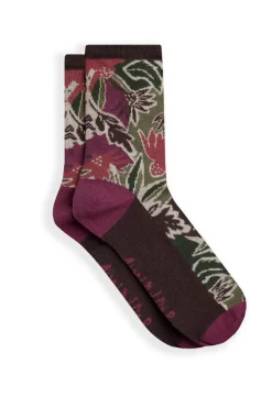 Weird Fish Socks & Tights|Socks & Tights|Parade Patterned Socks 3 Pack Chocolate