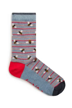 Weird Fish Socks & Tights|Socks & Tights|Parade Patterned Socks 3 Pack Rosewood