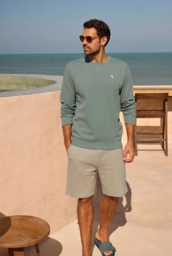 Weird Fish Shorts|Pasco Pique Jersey Shorts Flint Stone