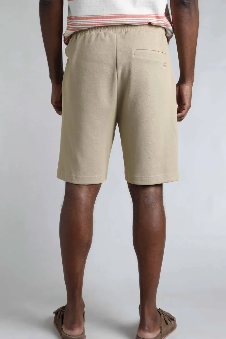 Weird Fish Shorts|Pasco Pique Jersey Shorts Flint Stone