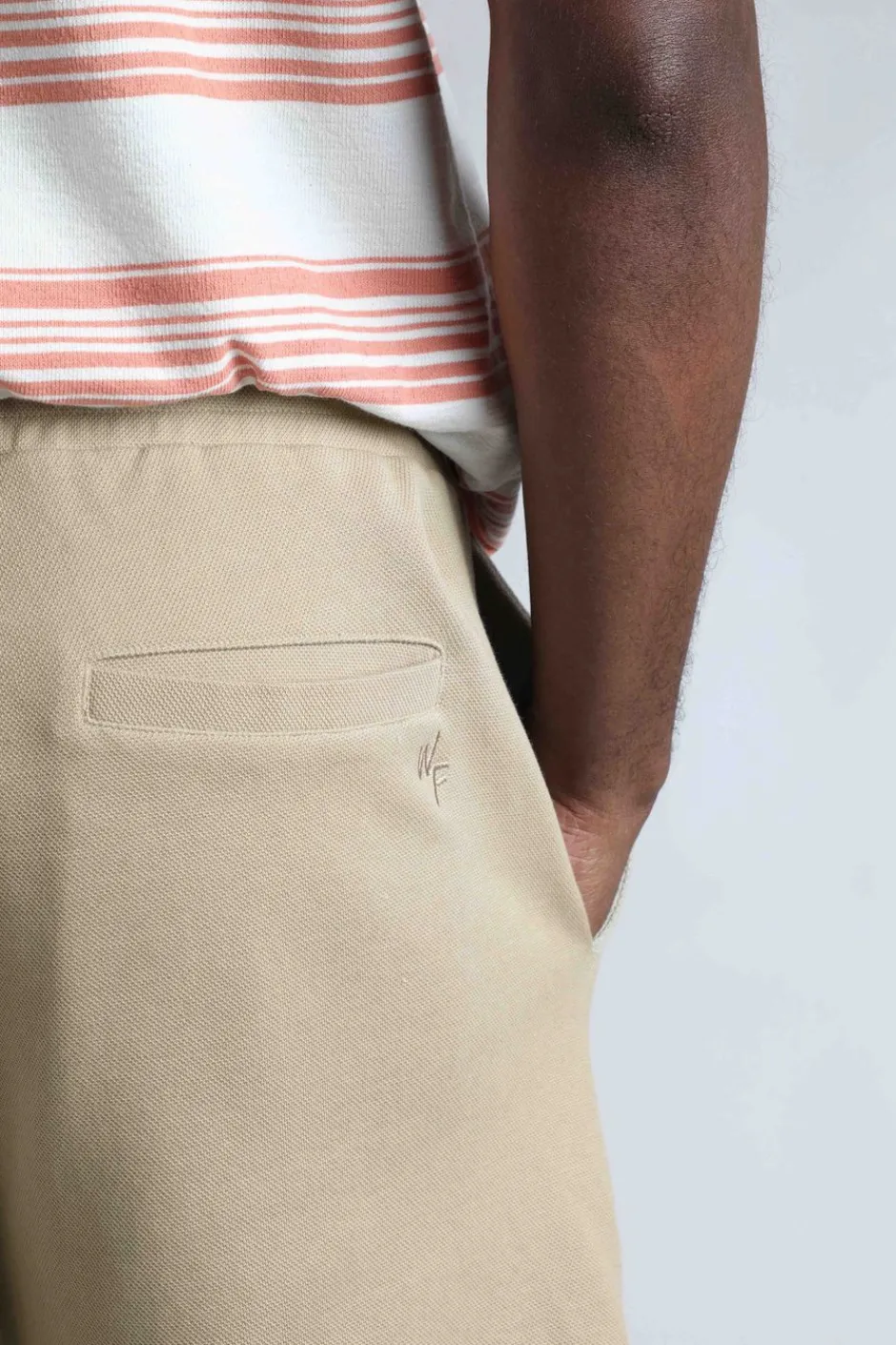 Weird Fish Shorts|Pasco Pique Jersey Shorts Flint Stone