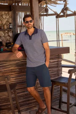 Weird Fish Shorts|Pasco Pique Jersey Shorts Navy