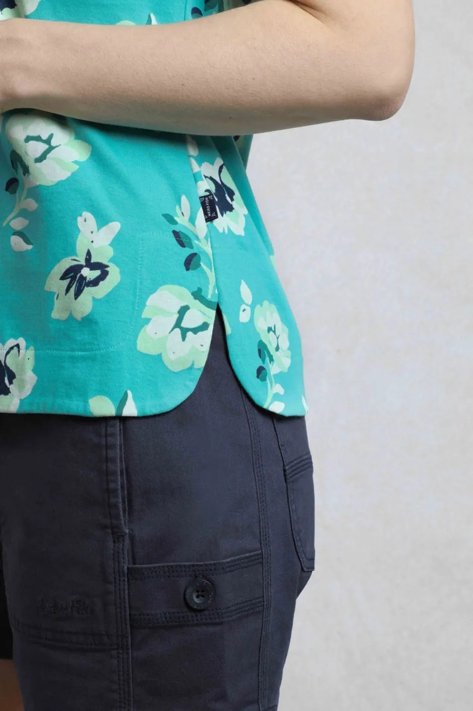 Weird Fish Tunics|Tops & T-Shirts|Paw Paw Organic Cotton Printed T-Shirt Blue Shine