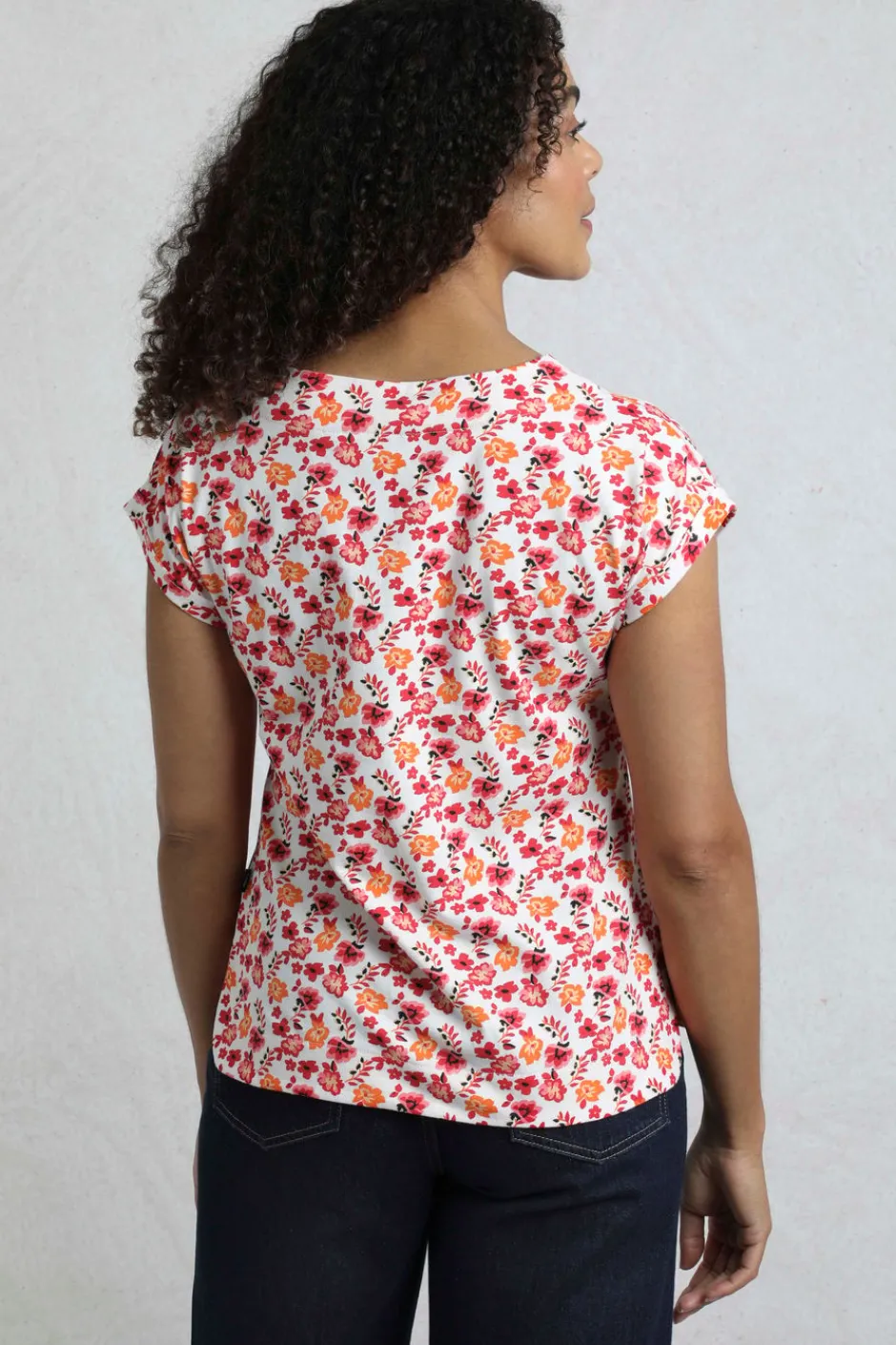 Weird Fish Tunics|Tops & T-Shirts|Paw Paw Organic Cotton Printed T-Shirt Apricot