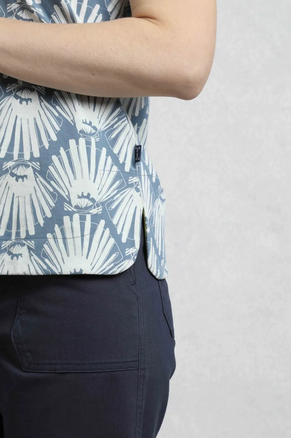 Weird Fish Tunics|Tops & T-Shirts|Paw Paw Organic Cotton Printed T-Shirt Arona