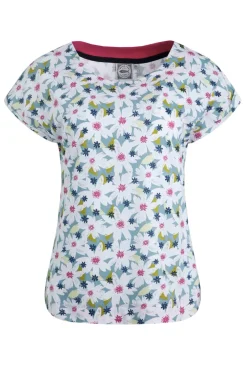 Weird Fish Tunics|Tops & T-Shirts|Paw Paw Organic Cotton Printed T-Shirt Washed Blue