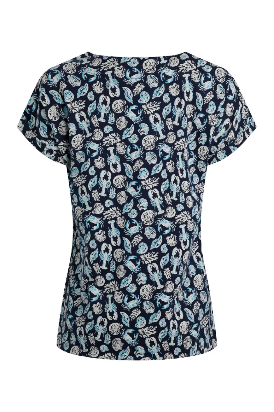 Weird Fish Tunics|Tops & T-Shirts|Paw Paw Organic Cotton Printed T-Shirt Ocean Blue