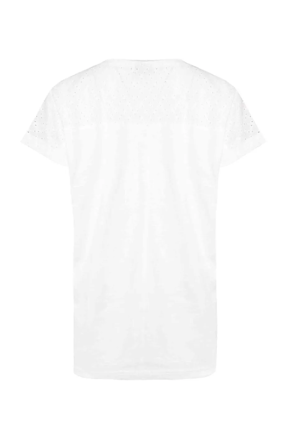 Weird Fish Tunics|Tops & T-Shirts|Pernille Organic Cotton Cutaway T-Shirt White